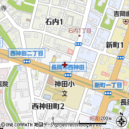 新潟県長岡市西神田町周辺の地図
