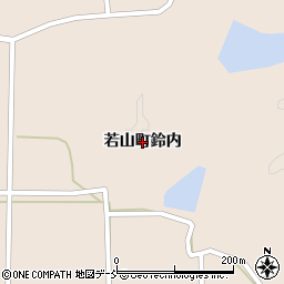 石川県珠洲市若山町（鈴内）周辺の地図