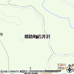 福島県田村市都路町岩井沢周辺の地図