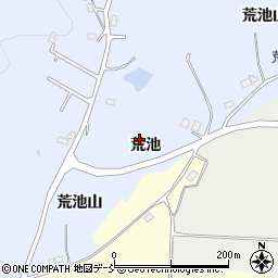 福島県郡山市日和田町高倉（荒池）周辺の地図
