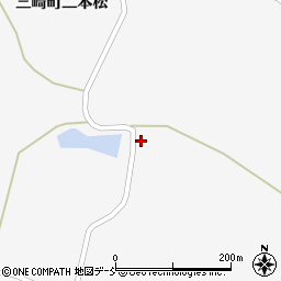 石川県珠洲市三崎町（二本松）周辺の地図