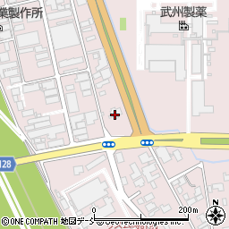 漆器団地組合会館周辺の地図