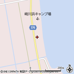 福島県会津若松市湊町大字静潟風除林周辺の地図