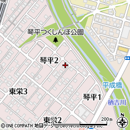 新潟県長岡市琴平周辺の地図