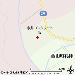 新潟県柏崎市西山町下山田599周辺の地図