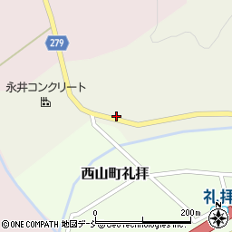 新潟県柏崎市西山町下山田535周辺の地図