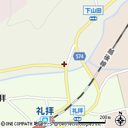 新潟県柏崎市西山町下山田492周辺の地図