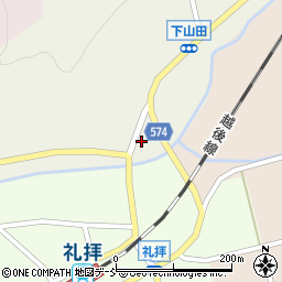 新潟県柏崎市西山町下山田490周辺の地図