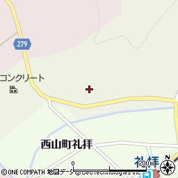 新潟県柏崎市西山町下山田525周辺の地図