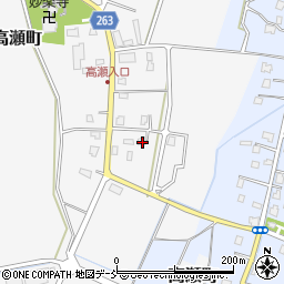 新潟県長岡市高瀬町176周辺の地図