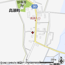 新潟県長岡市高瀬町204周辺の地図