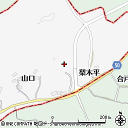 福島県田村郡三春町庄司山口393周辺の地図