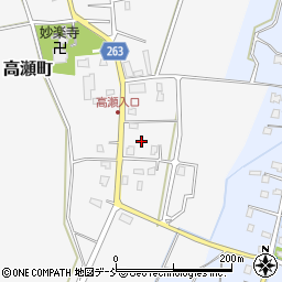 新潟県長岡市高瀬町165周辺の地図