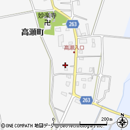 新潟県長岡市高瀬町212周辺の地図