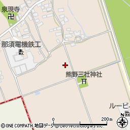 福島県会津若松市北会津町上米塚上侭下周辺の地図