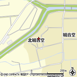 福島県双葉町（双葉郡）両竹（北観音堂）周辺の地図