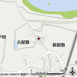 福島県郡山市日和田町梅沢古屋敷15周辺の地図