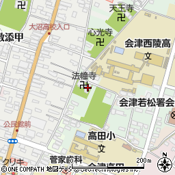 法幢寺周辺の地図