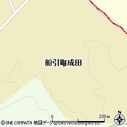 福島県田村市船引町成田周辺の地図