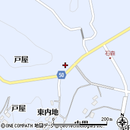 福島県田村市船引町石森神仏森周辺の地図