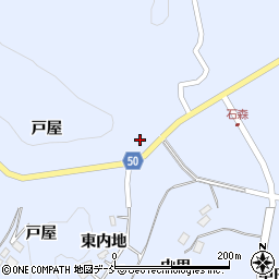 福島県田村市船引町石森（神仏森）周辺の地図