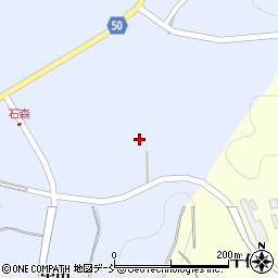 福島県田村市船引町石森（中田）周辺の地図