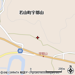 石川県珠洲市若山町宇都山12周辺の地図