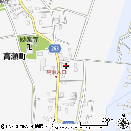 新潟県長岡市高瀬町156周辺の地図