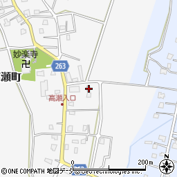 新潟県長岡市高瀬町154周辺の地図