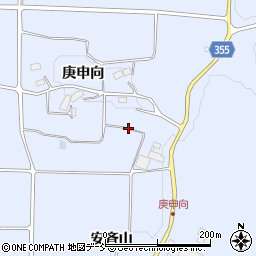 福島県郡山市日和田町高倉（庚申向）周辺の地図