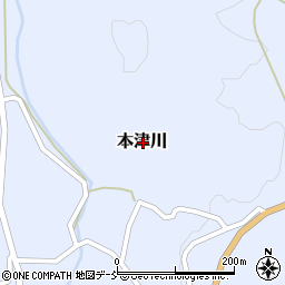 新潟県長岡市本津川周辺の地図