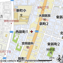 肉の太田農場新町本店周辺の地図