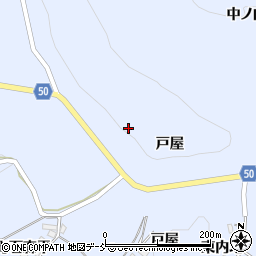 福島県田村市船引町石森郷戸周辺の地図
