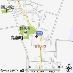 新潟県長岡市高瀬町227周辺の地図