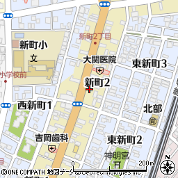 うまか亭新町店周辺の地図