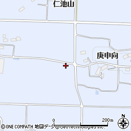 福島県郡山市日和田町高倉三盃田周辺の地図