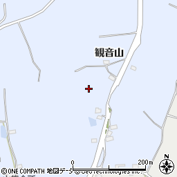 福島県郡山市日和田町高倉小又津周辺の地図