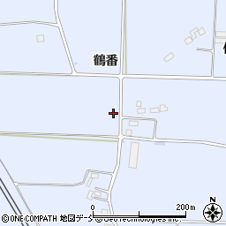 福島県郡山市日和田町高倉鶴番周辺の地図