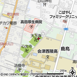 高田観音周辺の地図
