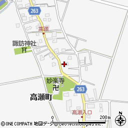 新潟県長岡市高瀬町1088周辺の地図
