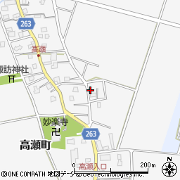 新潟県長岡市高瀬町1313周辺の地図