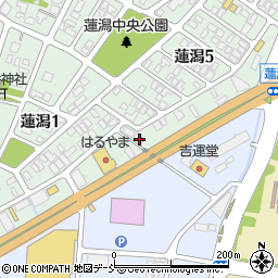 ニサン　蓮潟店周辺の地図