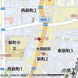 長岡新町郵便局 ＡＴＭ周辺の地図