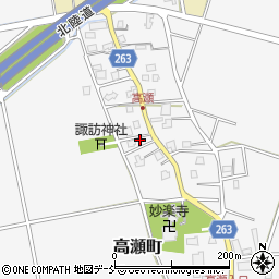 新潟県長岡市高瀬町1075周辺の地図
