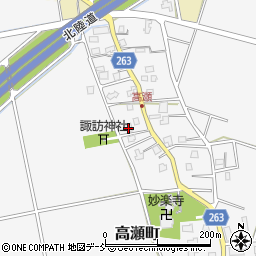 新潟県長岡市高瀬町1073周辺の地図