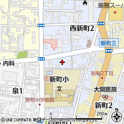 長岡ピアノサービス周辺の地図