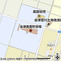 会津美里町役場周辺の地図