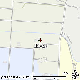 福島県郡山市喜久田町前田沢（上入沢）周辺の地図