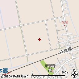 福島県会津若松市北会津町上米塚下侭下周辺の地図