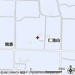 福島県郡山市日和田町高倉（仁池山）周辺の地図